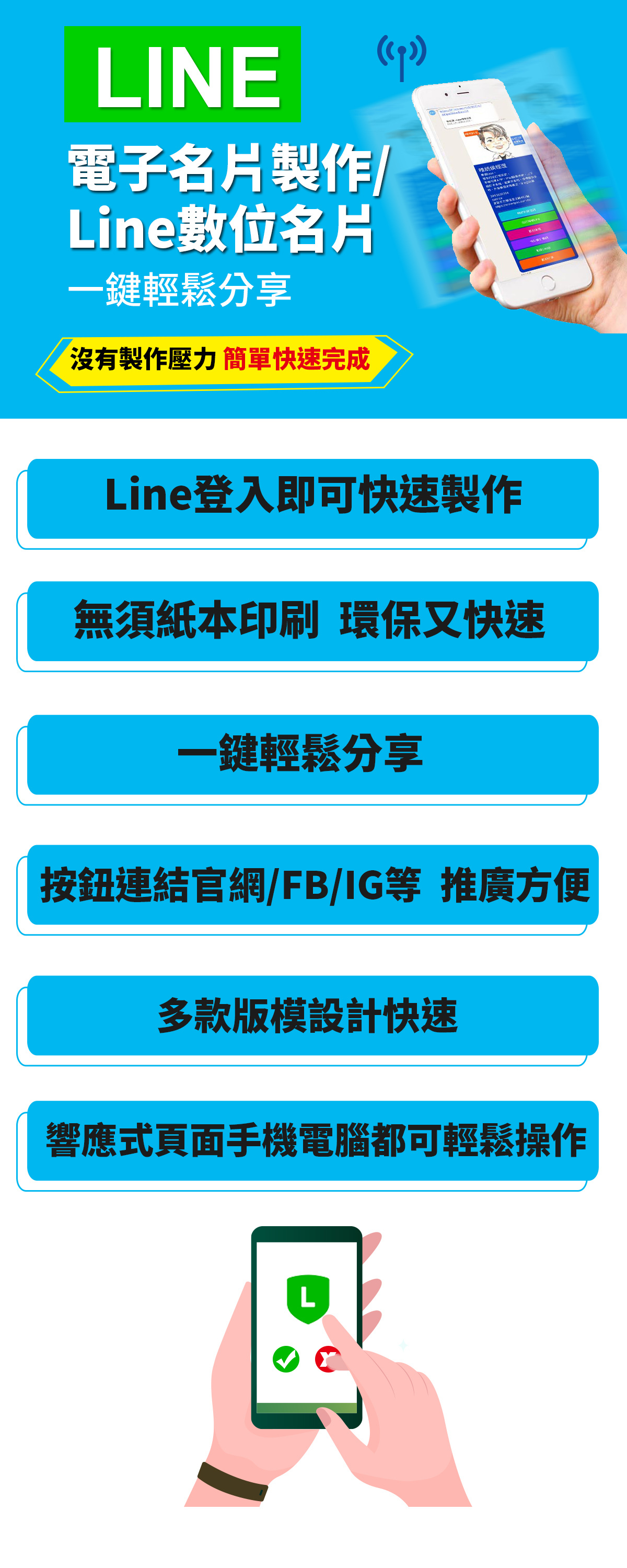 line電子名片